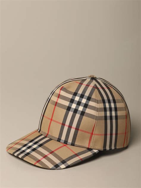 cappello baseball burberry tarocco|Burberry Hats for Men .